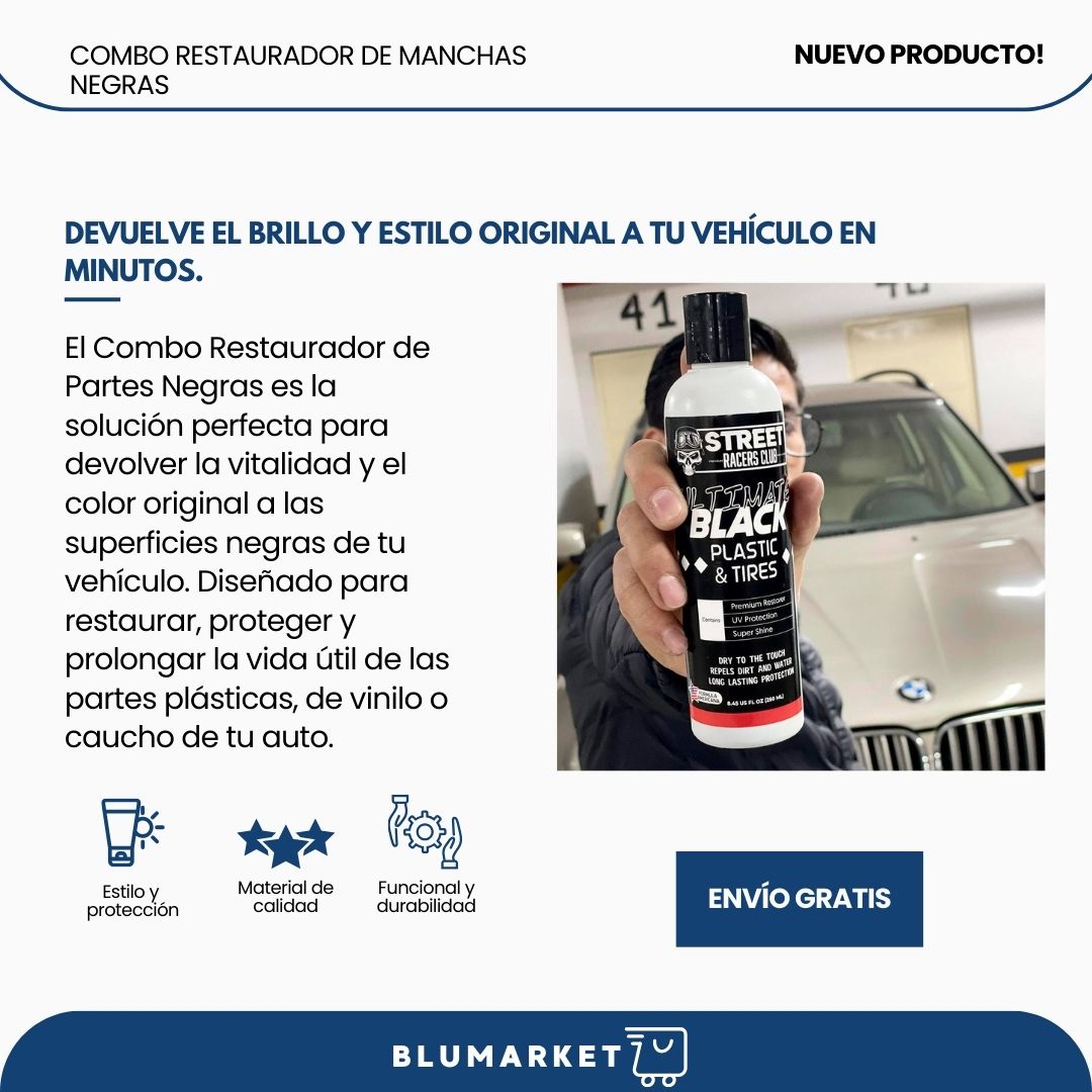 Combo restaurador partes negras