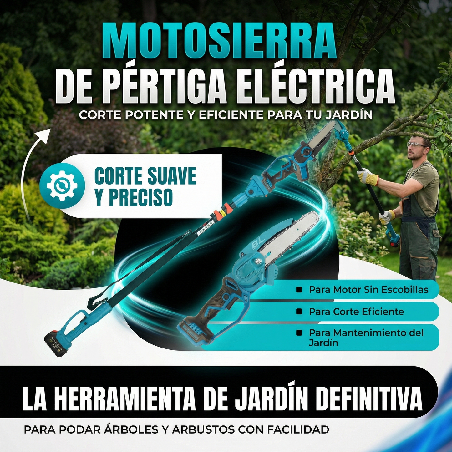 KIT DE PODAR: MOTOSIERRA