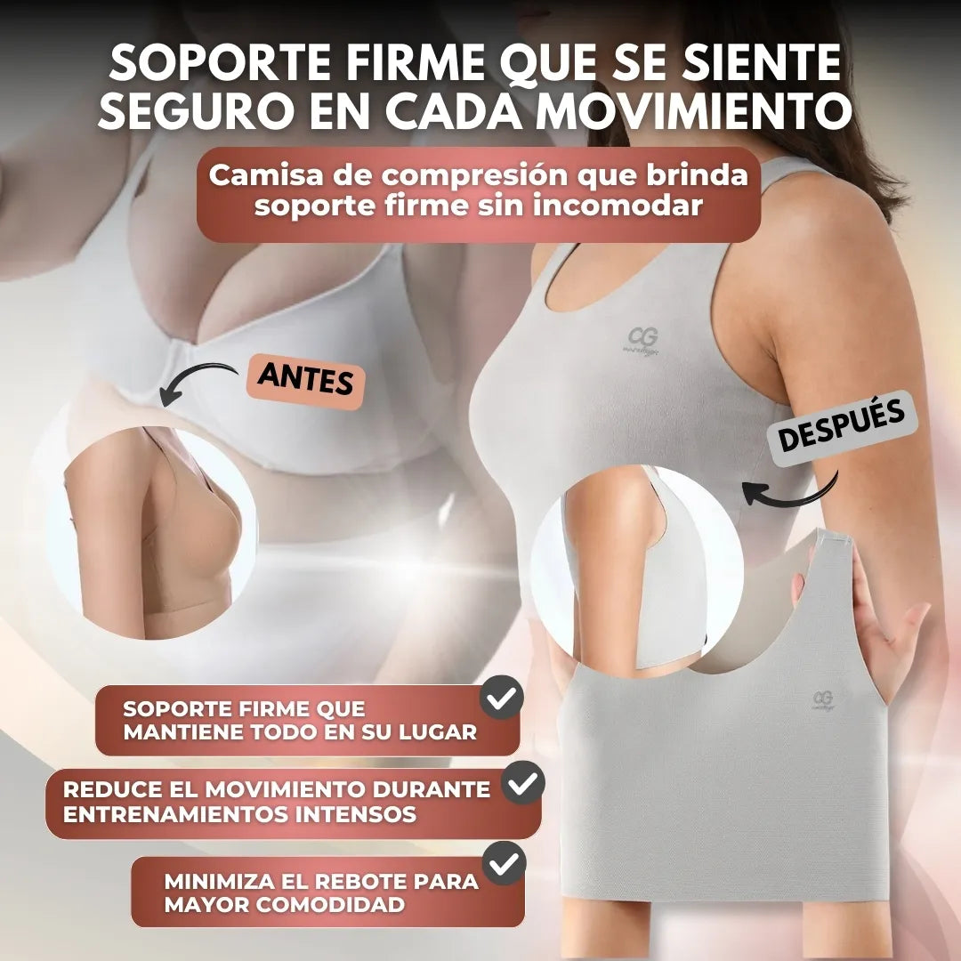 BLUSA REDUCTORA DE BUSTO - COMPRA 1 Y LLEVA 1 GRATIS
