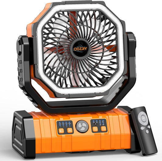 Ventilador de camping recargable de 20000 mAh