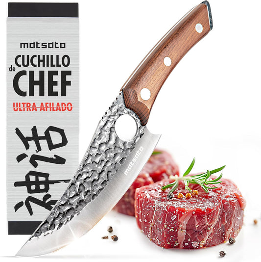 Cuchillo de Chef Matsato - Acero Japonés Forjado a Mano