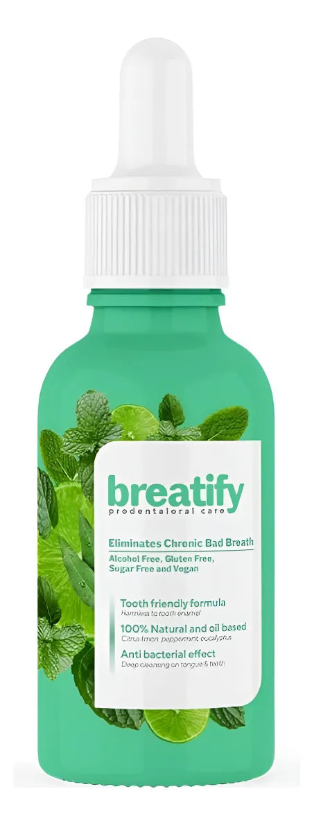 Gotas Para El Mal Aliento Breatify 10 Ml - Solución Natural
