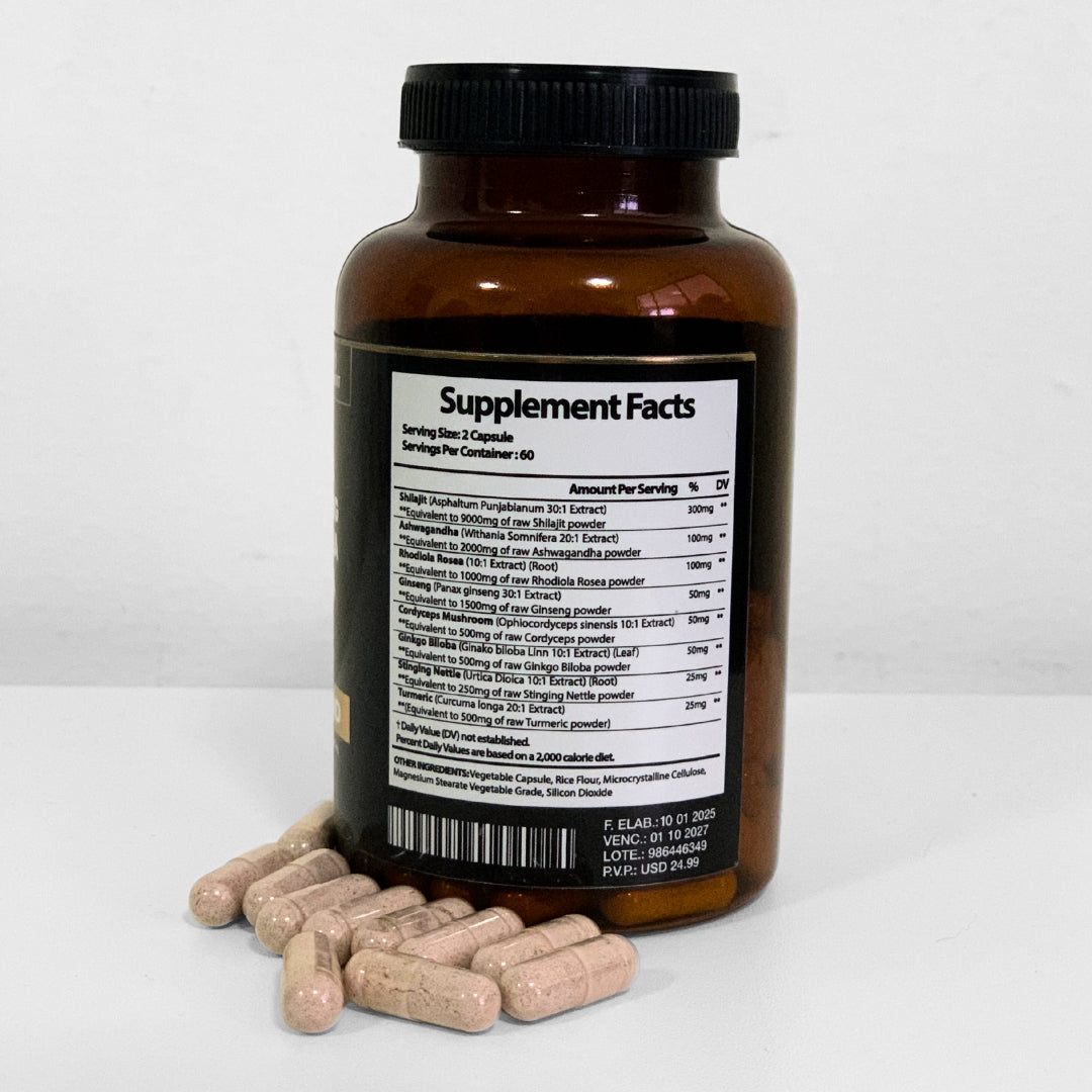 SHILAJIT ASHWAGANDHA - COMPRA 1 RECIBE 1 GRATIS