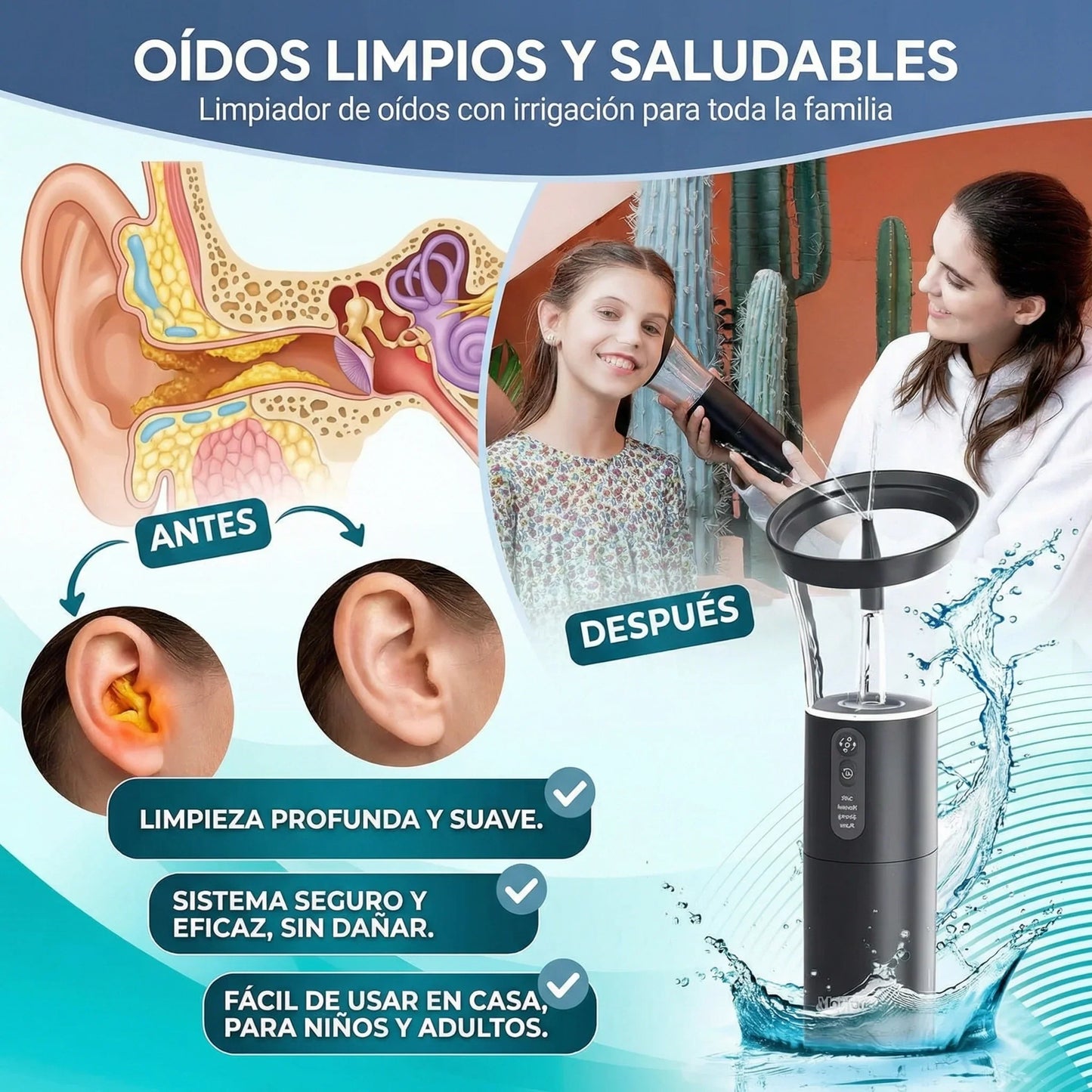 EAR CLEANER: KIT DE LIMPIEZA DE OÍDOS