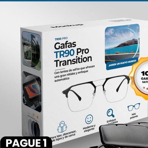 Gafas TR90 Pro Transition – ¡Paga 1 Lleva 2 + 2 Estuches de Regalo! 🎁