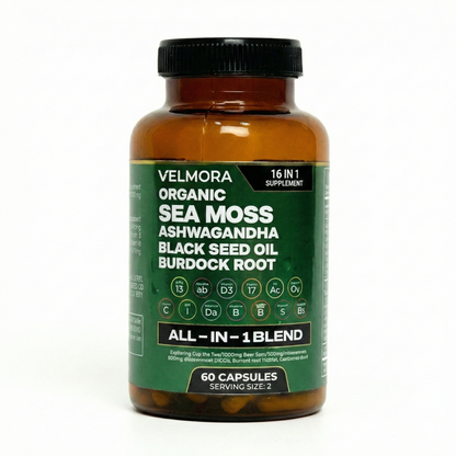 Sea Moss Orgánico - 16 Suplementos en 1