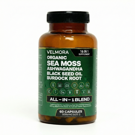 Sea Moss Orgánico - 16 Suplementos en 1