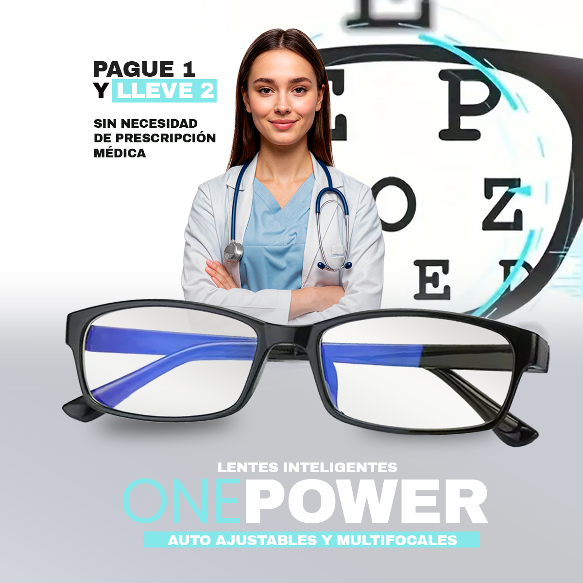 ⭐️ One Power - ¡COMPRA 1 GAFAS, LLEVA 2 + REGALO! I Gafas Inteligentes EN Promoción ⭐️ (Cópia)
