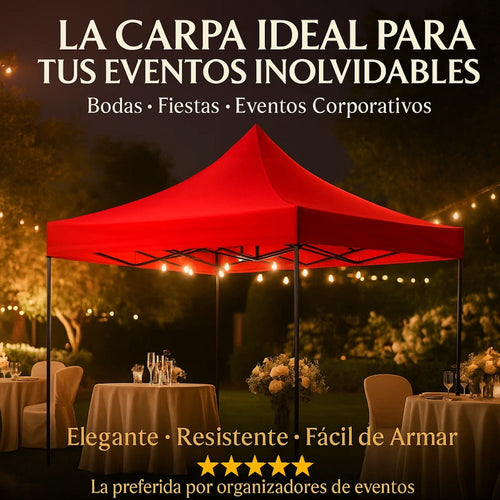 CARPA PLEGABLE 3X3