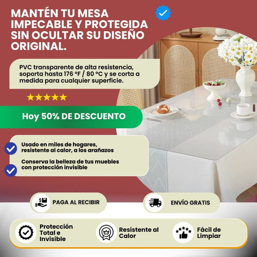 PROTECTOR DE MESA - COMPRA 1 Y RECIBE 2 GRATIS