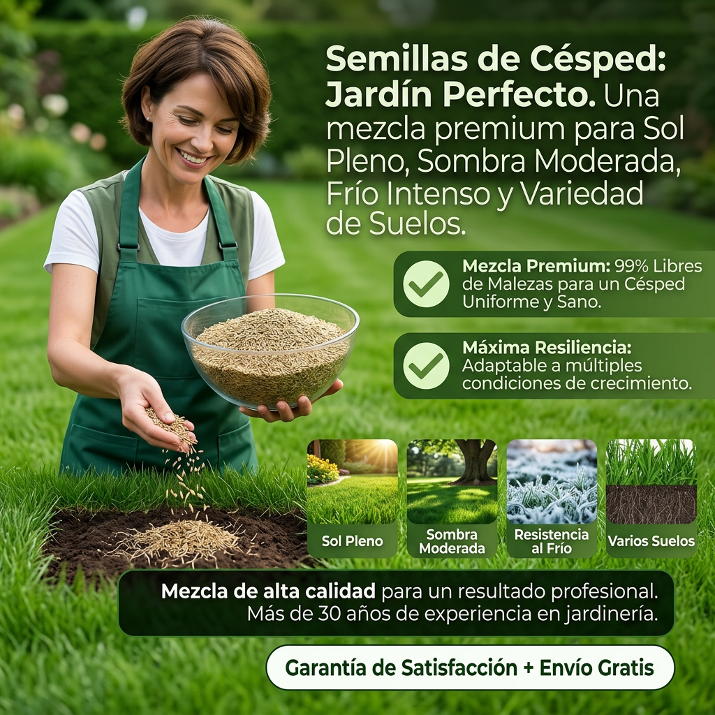 SEMILLAS DE CÉSPED