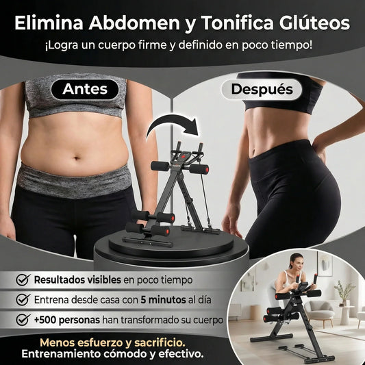 RELIFESPORTS: MAQUINA DE ABDOMINALES MULTIFUNCIONAL