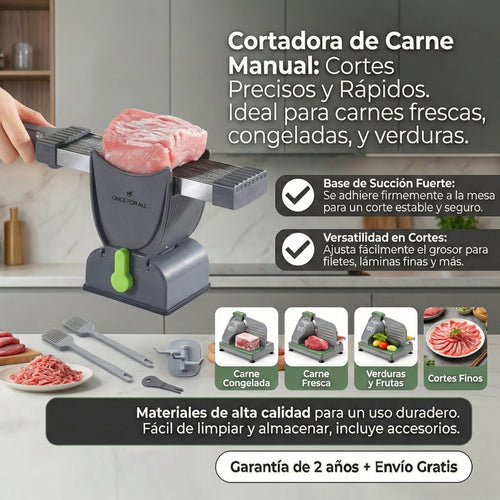 CORTADOR DE CARNE MANUAL