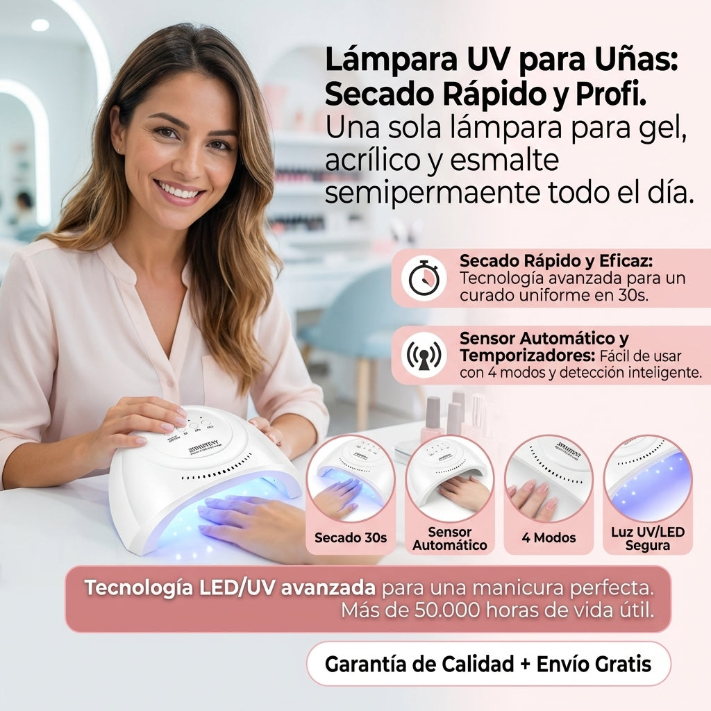 LÁMPARA DE UÑAS LED UV
